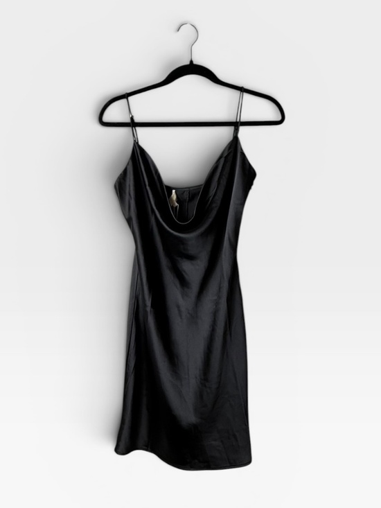 Meshki Dresses & Skirts - Meshki Tabitha Cowl Neck Slip Dress Black Size Large NWT (G)
